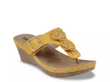 Сандалии Narbone Wedge Sandal Good Choice, желтый