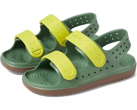 Сандалии Native Shoes Kids Chase, цвет Loch Green/Barista Brown/Pickle Green
