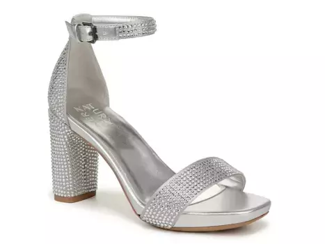 Сандалии Naturalizer Joy Glitz, серебристый металлик
