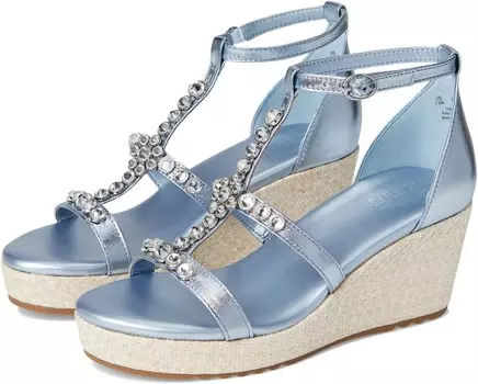 Сандалии Naturalizer Serena Ankle Straps, цвет Light Blue Metallic Leather