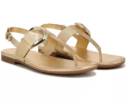 Сандалии Naturalizer Taylor Slingbacks, цвет Dark Gold Faux Leather