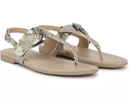 Сандалии Naturalizer Taylor Slingbacks, цвет Lime Faux Snake Leather