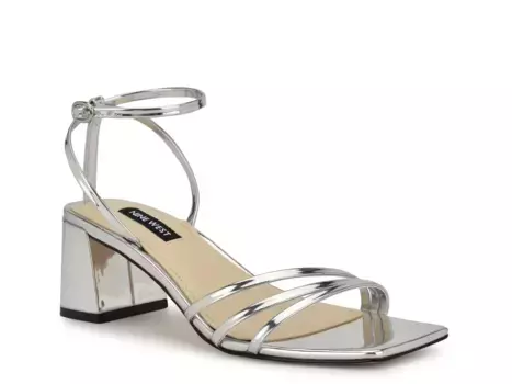 Сандалии Nembae Nine West, Silver Metallic