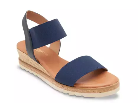 Сандалии Neveah Espadrille Wedge Sandal Andre Assous, темно-синий