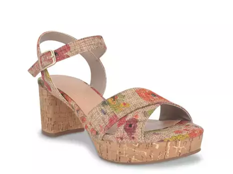 Сандалии Nicolette Platform Sandal Impo, цвет taupe_multicolorfloralprint
