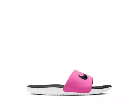 Сандалии Nike Kawa Slide - детские, черные/розовые