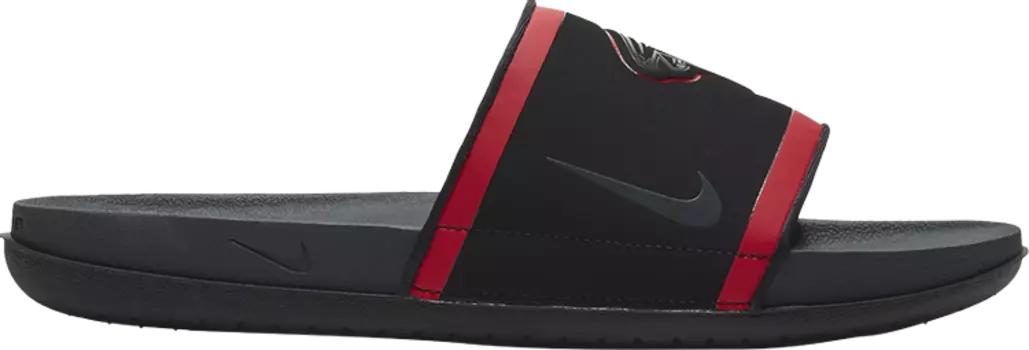 Сандалии Nike NFL x OffCourt Slide 'Atlanta Falcons', черный