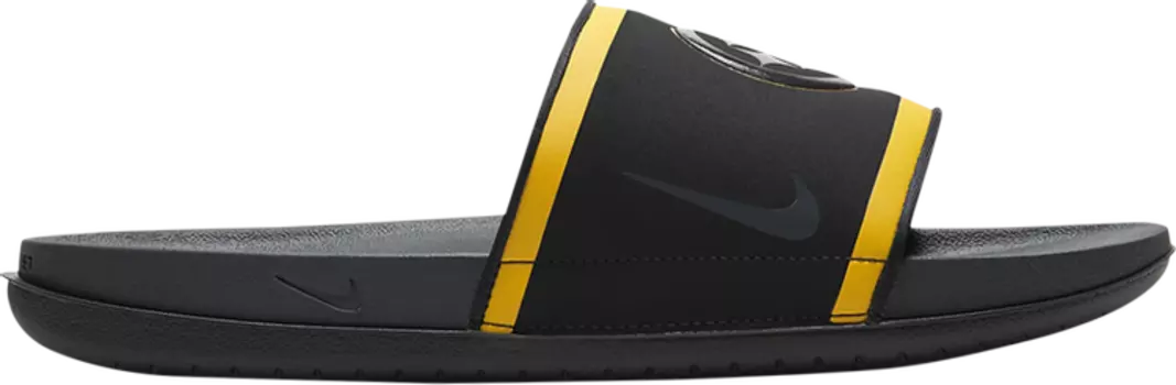 Сандалии Nike NFL x OffCourt Slide 'Pittsburgh Steelers', черный