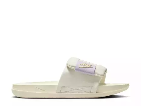 Сандалии Nike Off Court Adjust Slide — женские, кремово-белые