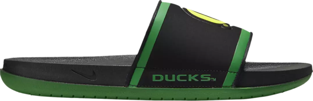 Сандалии Nike Off Court Slide, черно-зеленый