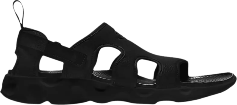 Сандалии Nike Owaysis Sandal 'Triple Black', черный