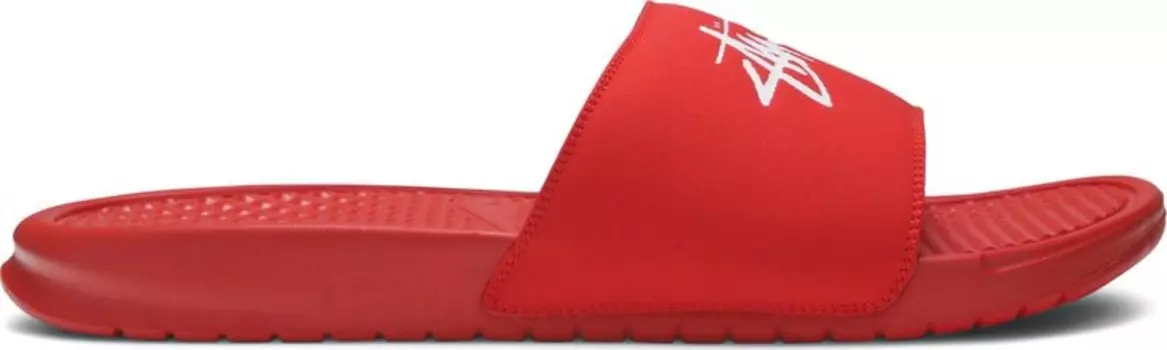 Сандалии Nike Stussy x Benassi 'Habanero Red', красный