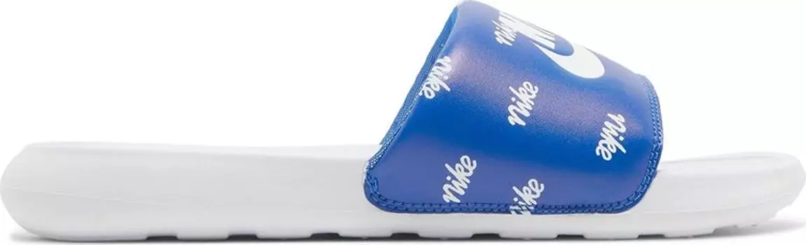 Сандалии Nike Victori One Printed Slide 'All-Over Nike Print', синий