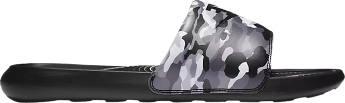Сандалии Nike Victori One Printed Slide 'Camo - Black Grey', черный