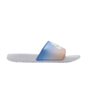 Сандалии Nike Wmns Benassi JDI Print Slide 'White Hyper Royal', белый