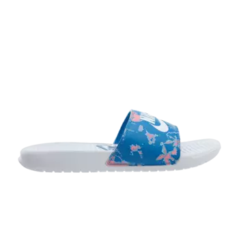 Сандалии Nike Wmns Benassi JDI Print Slide 'Coral Nebula Blue Camo', синий