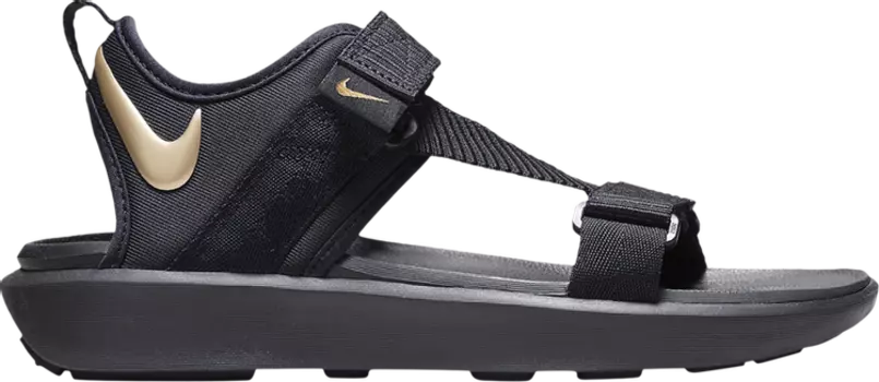 Сандалии Nike Wmns Vista Sandal 'Black Metallic Gold', черный