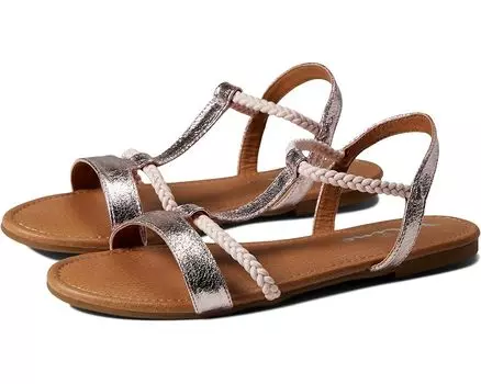 Сандалии Nina Burnadet, цвет Light Pink Metallic Crackle