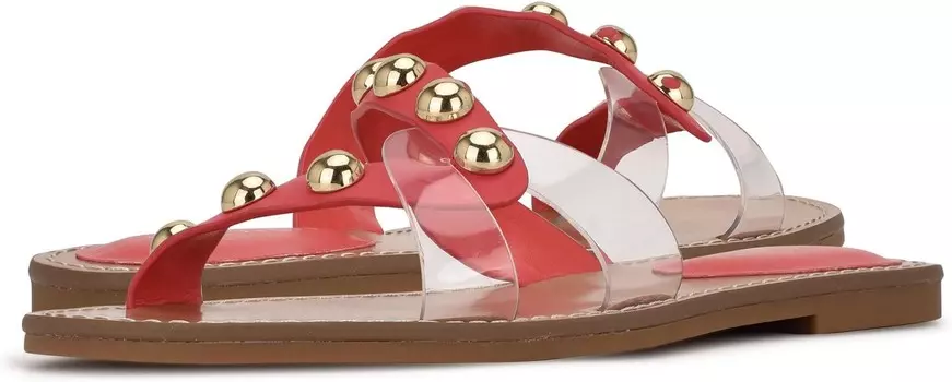 Сандалии Nine West Chime 3, цвет Clear/Coral