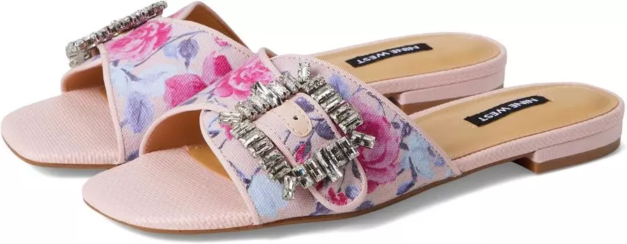 Сандалии Nine West Laniey, цвет Pink Mystic Garden Print Multi