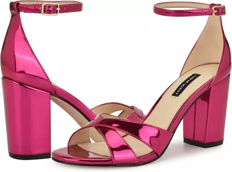 Сандалии Nine West Saile, цвет Dark Pink Mirror Metallic