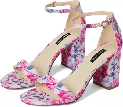 Сандалии Nine West Toniann, цвет Pink Mystic Garden Print Multi