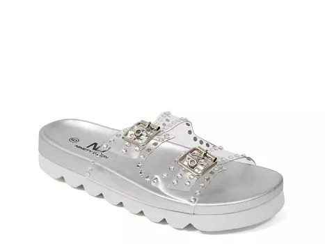 Сандалии Ninety Union Havana, серебряный металлик