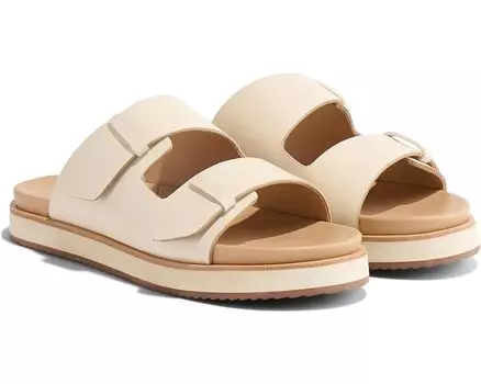 Сандалии Nisolo Ella Go-To Flatform Slide, цвет Bone