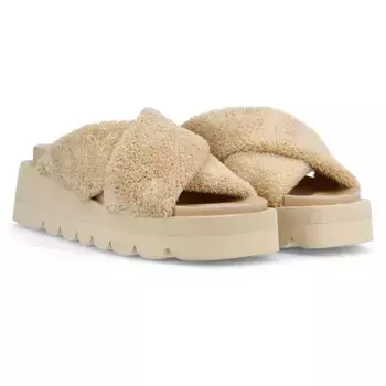 Сандалии No Name July Slap Teddy, бежевый