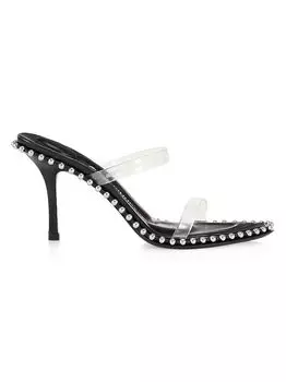 Сандалии Nova 85MM из ПВХ Alexander Wang, черный