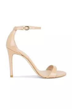 Сандалии Nudist ii 100 Stuart Weitzman, adobe