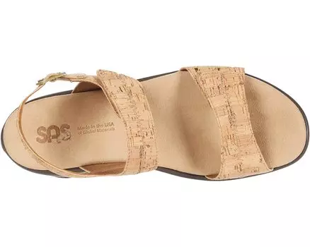 Сандалии Nudu Strap Sandals SAS, золотая пробка