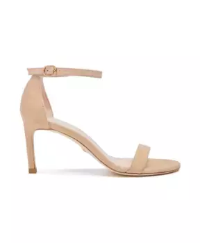 Сандалии Nunaked прямого кроя Stuart Weitzman, бежевый