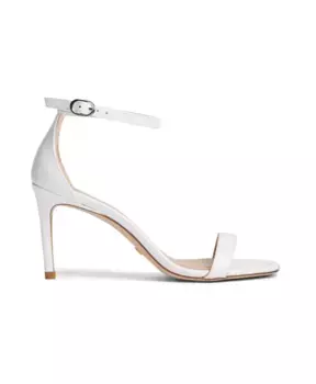 Сандалии Nunakedcurve 85 Stuart Weitzman, белый