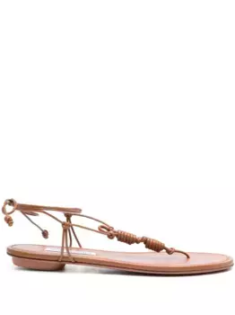 Сандалии Oaxaca Aquazzura, коричневый