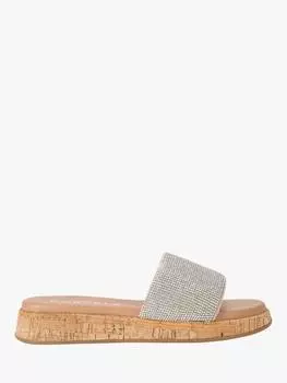 Сандалии облачного мула Carvela, серебряный