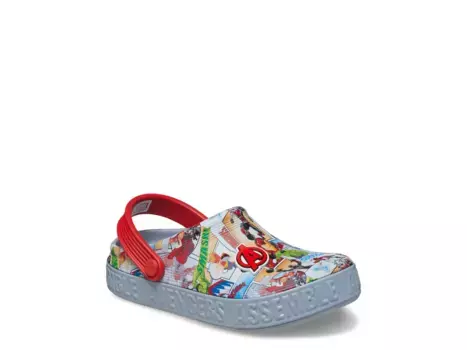Сандалии Off Court Marvel Avengers Clog Crocs, синий/серый