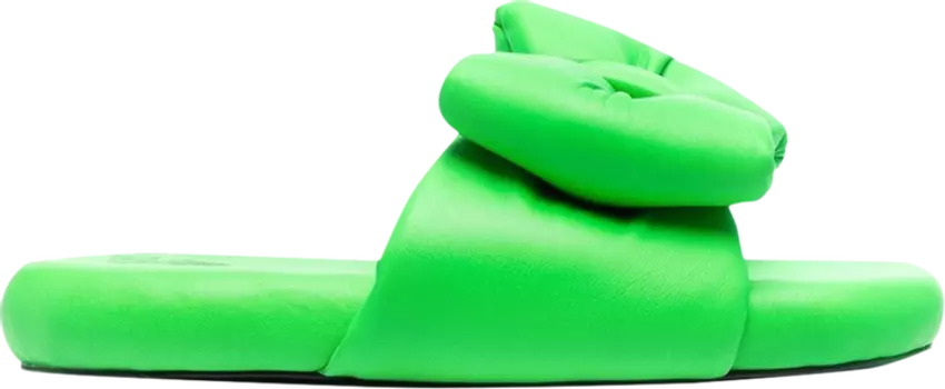 Сандалии Off-White Wmns Padded Bow Sandal Green, зеленый