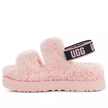 Сандалии oh fluffita 'pink black' Ugg, розовый