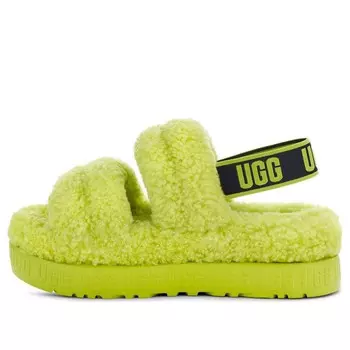 Сандалии oh fluffita platform 'key lime' Ugg, зеленый