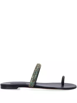 Сандалии Олимпо Casadei, черный