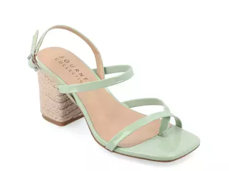 Сандалии Olivina Sandal Journee Collection, цвет sagegreen