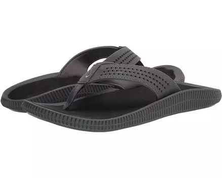 Сандалии OluKai Ulele, цвет Dark Shadow/Black