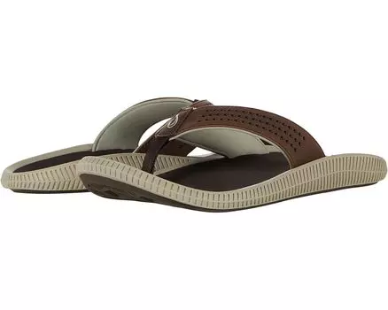 Сандалии OluKai Ulele, цвет Dark Wood/Dark Wood
