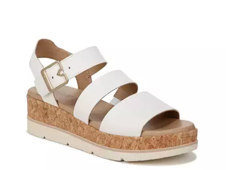Сандалии Once Twice Wedge Sandal Dr. Scholl'S, белый