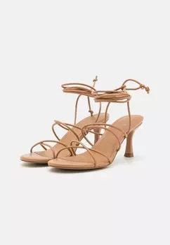 Сандалии Onlaria Ankle Wrap Heeled Only, бежевый