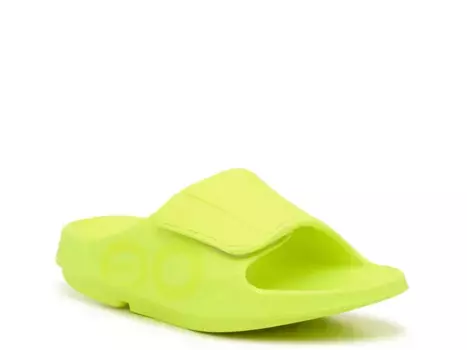 Сандалии OOahh Sport Flex Slide - женские Oofos, Neon Green