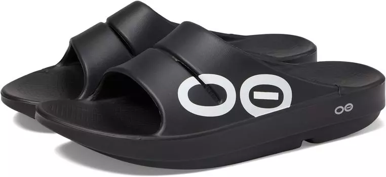 Сандалии OOahh Sport Sandal OOFOS, цвет Black/White OO