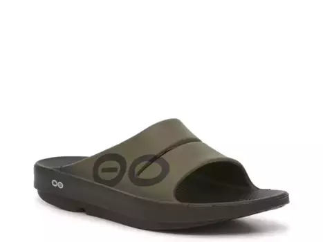 Сандалии OOahh Sport Slide Sandal Oofos, зеленый
