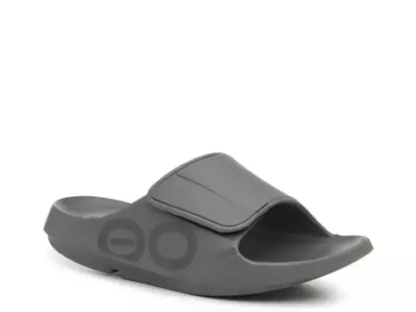 Сандалии OOFOS OOahh Sport Flex Slide - мужские, серые